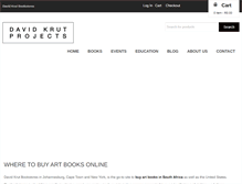 Tablet Screenshot of davidkrutbookstores.com